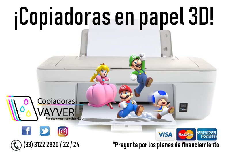 CVayver's tweet photo. 🤩 ¡Tenemos lo ultimo en tecnología Alemana! 🤩
Nos acaba de llegar lo mas reciente en impresión, una fotocopiadora a colores ¡En papel 3D! Podrás imprimir GIF´s desde tu facebook o imagenes en movimiento. 😱
*Inocente palomita, que te dejaste engañar #DiaDeLosInocentes 🙃🤣 https://t.co/4gDxXFyDbi