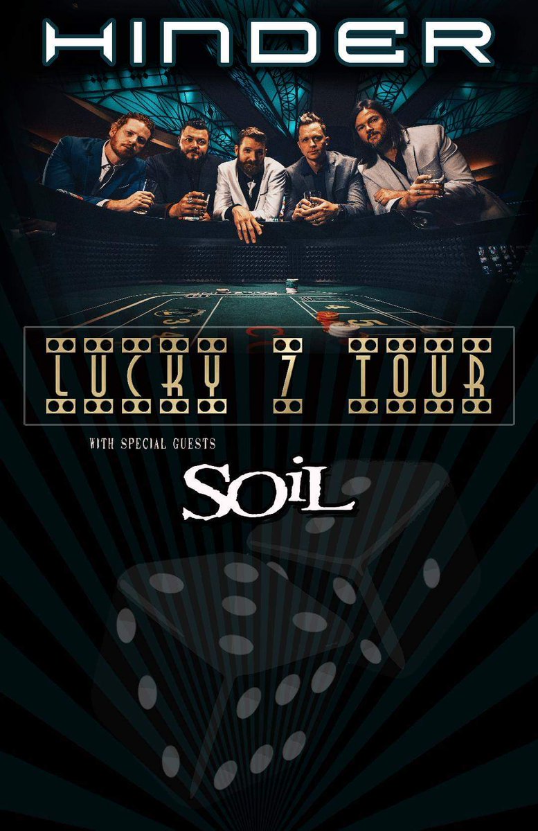 Sunday Feb 10th
<a href="/hindermusic/">HINDER</a> wsg <a href="/soiltheband/">SOiL</a> All Ages show
Doors at 7pm
Tix at eventbrite.com