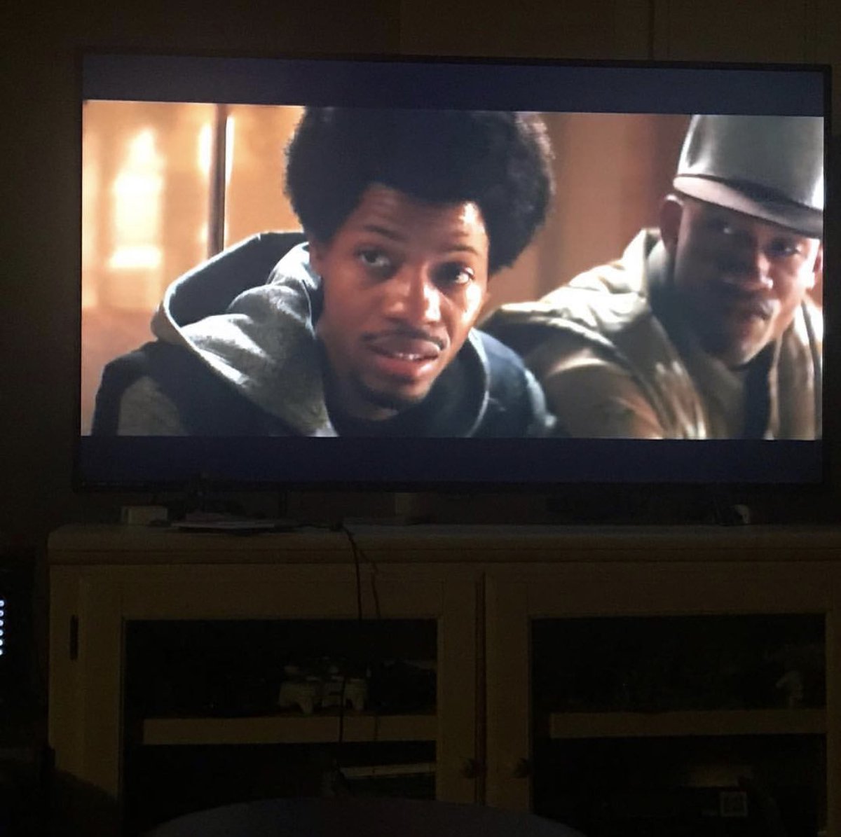 MikeEWinfield's tweet photo. Thanks for watching #PimpMovie and look in my eyes and recognize that deeper level of acting. You can see the feeling. 😂😂 https://t.co/EgxEwEWmFx