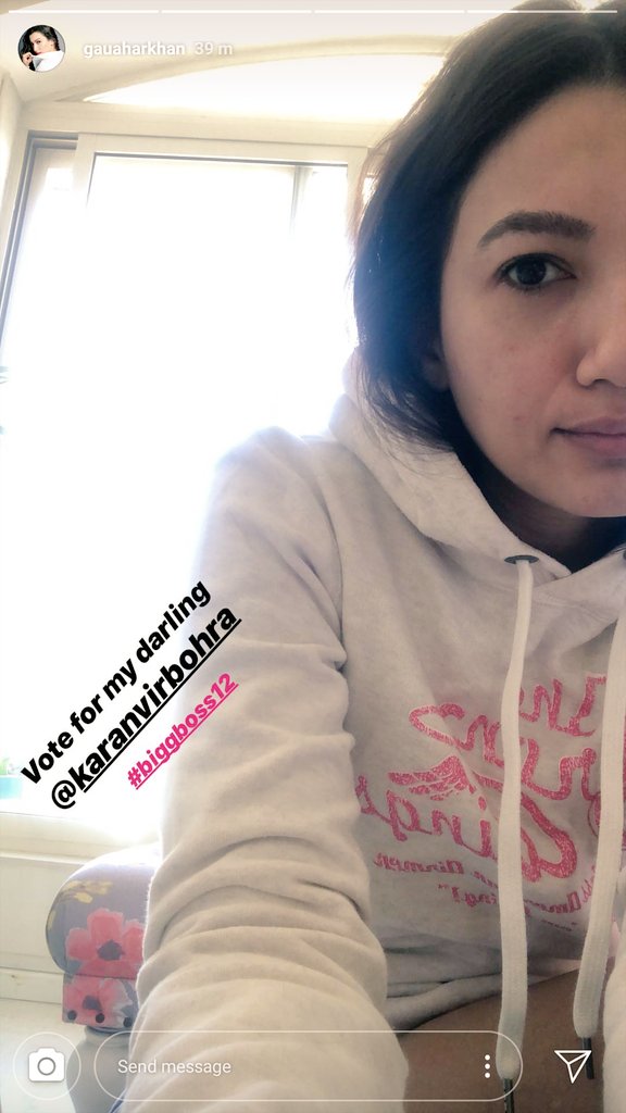 y_pallavi's tweet image. When our idol @GAUAHAR_KHAN appeals for @KVBohra ❤️ #VoteForKVB ....lots of love to @bombaysunshine n the lovely kids #OurWinnerKVB @BiggBoss @ColorsTV