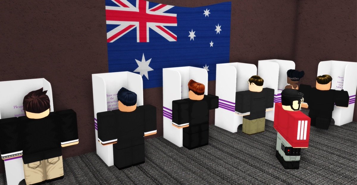 Australia Roblox Old At Robloxaus Twitter - papers please inspector booth roblox