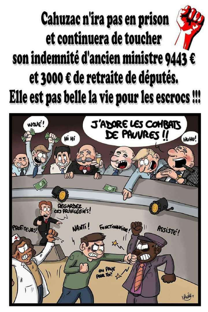 McCaffrey428's tweet photo. Ne trouvez vous pas qu'il s'agit d'un bon combat pour les #GiletsJaunes ?
N'est pas une honte pour la @RepubliqueFr de continuer à payer un tel voleur que cette ordure de #cahuzac?!
A bas les privilèges pour ces délinquants en cols blancs!
@EmmanuelMacron 
@Elysee 
@AssembleeNat https://t.co/CL0OJJDNEj