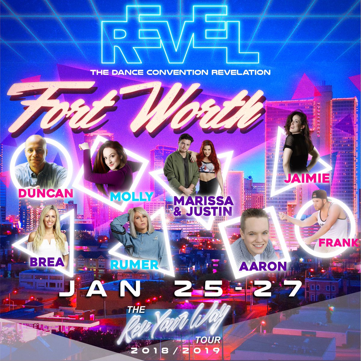 Fort Worth! We are sold out and we are 1 month away! Faculty lineup below!! 💜