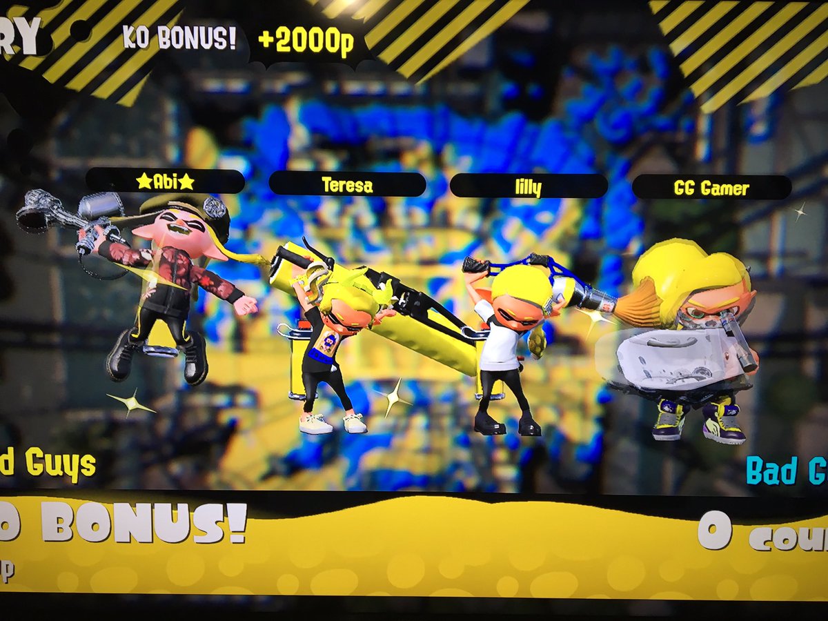 squidinni's tweet photo. 6:1 #splatzones #Splatoon2 #nintendoswitch #brank #arank #srank https://t.co/jS5L7rHntb