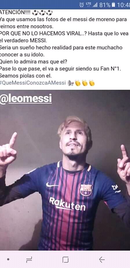 Pauu_Carp's tweet photo. @LeoMessiFanClub  Por Favor  que llegue a Messi.. este es el Messi de Moreno!! https://t.co/XXA2wmr7TS