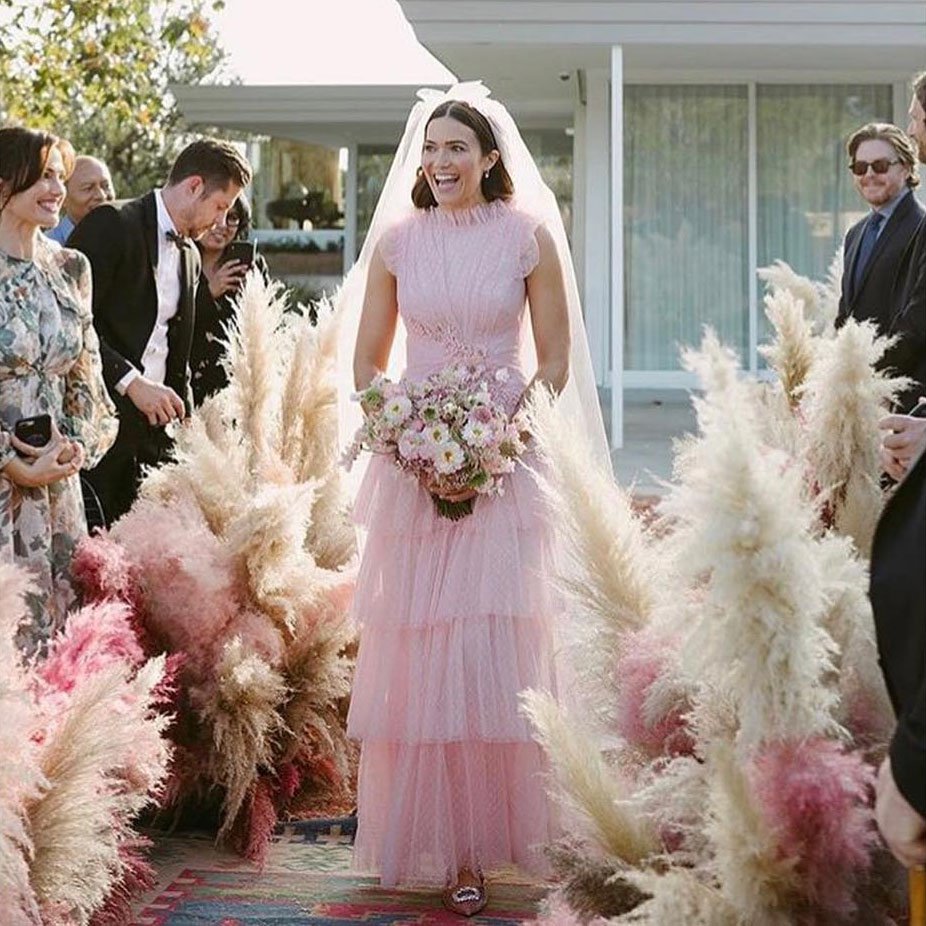 FashionWeek's tweet photo. To the bride! From #MeghanMarkle in #Givenchy to #PriyankaChopra in #RalphLauren, see what a few of the brides who said  'I do' wore in 2018. 👰 https://t.co/GZBREz940P