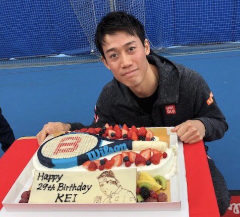Happy Birthday!   12 29       29                      Kei Nishikori 