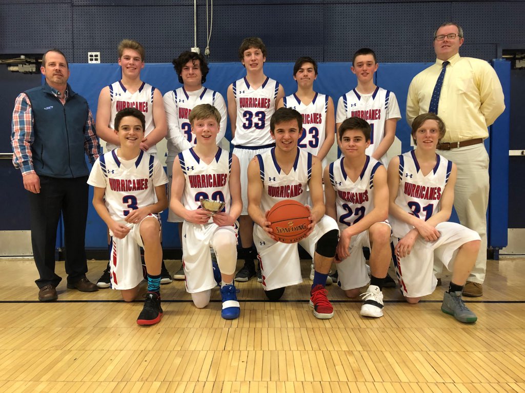 hcaneswirl's tweet photo. Congratulations to our JV boys for winning the MVL East-West Challenge Tournament (for the second year in a row)! Great game this evening against Otter Valley. Woodstock won the consolation game giving the East JV bragging rights for the season. #MVL #TinyBowl. https://t.co/D888BZRLO1