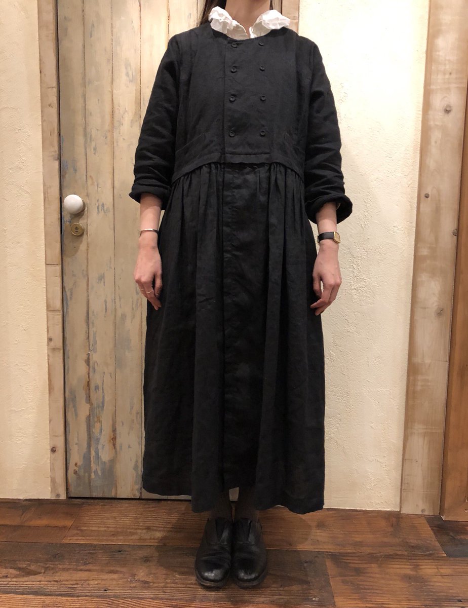 Nest Robe Kyoto Pa Twitter 再入荷 ダブルブレスト切替ワンピース Color Natural Black 少量ですが 再入荷しております 気になっていた方は ぜひお早めに店頭までお越し下さい Nestrobe ネストローブ T Co Itm6os0teg