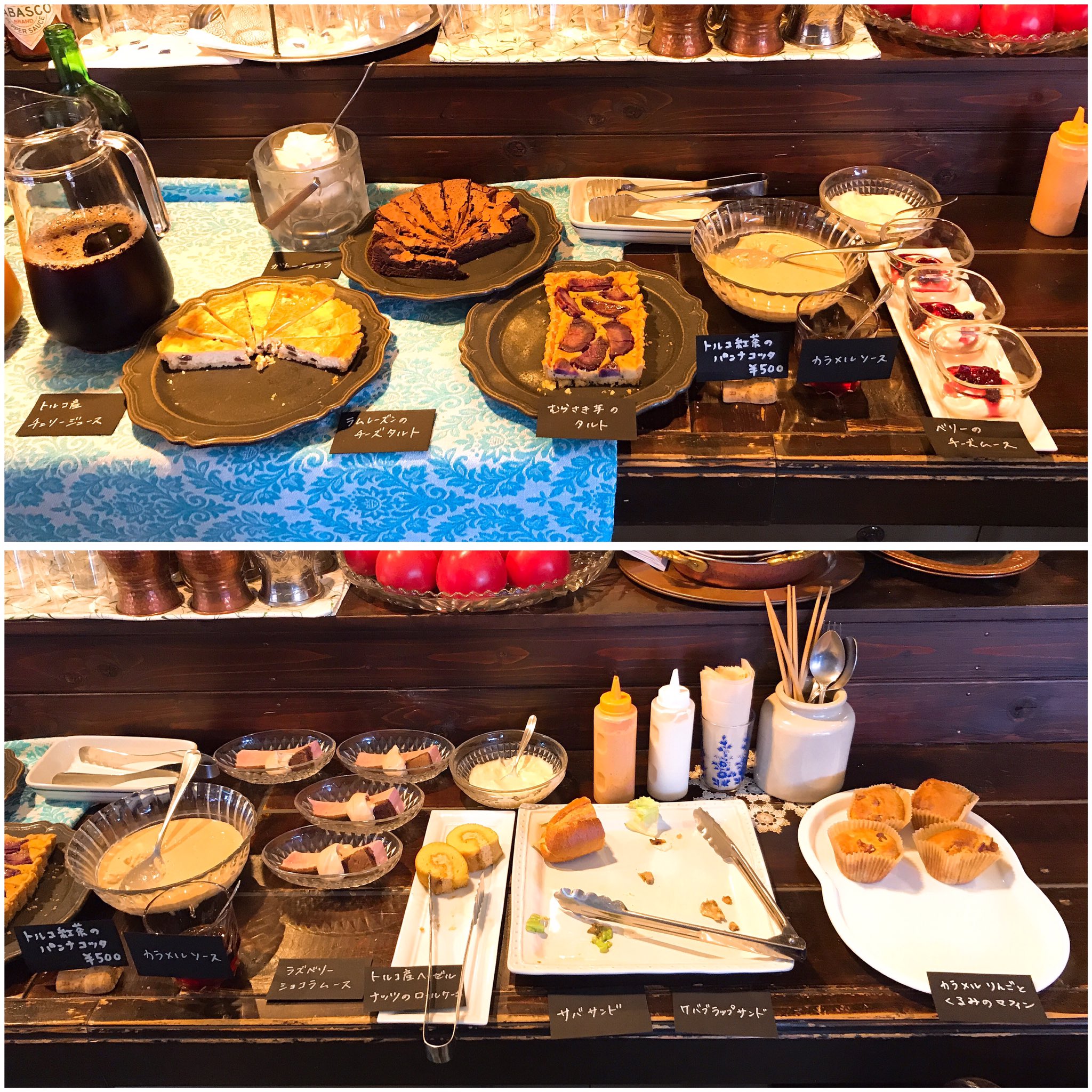 Prism トルコ料理店 Kralのデザートブッフェ トルコのスイーツはあまり想像つかなかったけど 出てたのはほぼ日本でも馴染みのあるスイーツで 美味しいと思えるものがほとんど サバサンドとか トルコらしい軽食も良かったけど 値段と種類考えると ｳｰﾝ