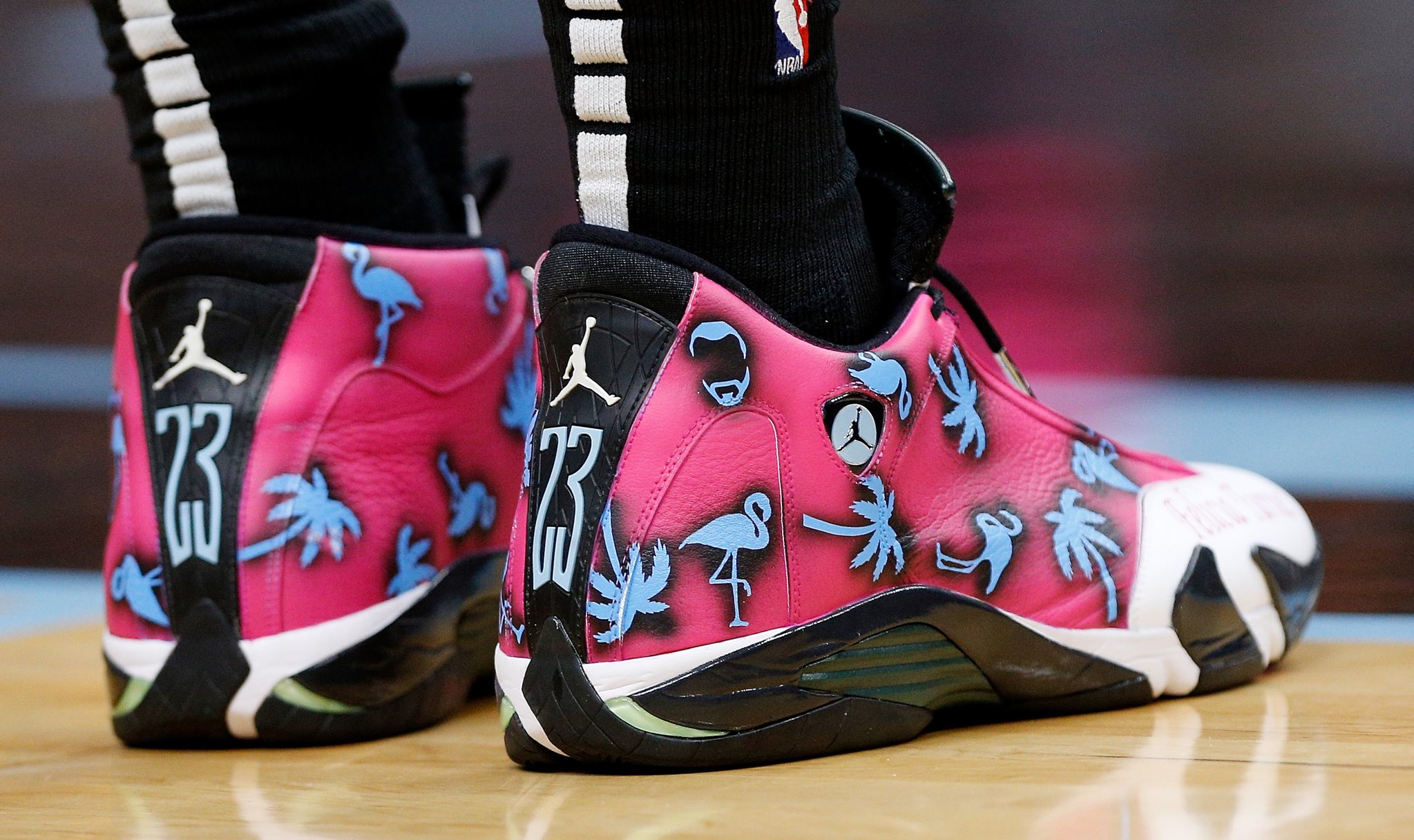 SoleCollector.com on X: #SoleWatch: @Bam1of1 went full Miami Vice