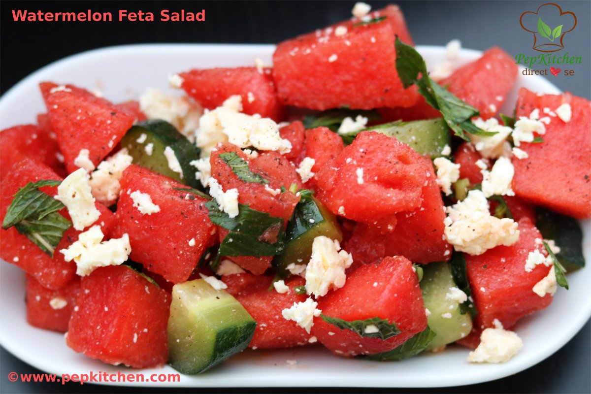 Watermelon Feta Salad - pepkitchen.com/recipe/waterme…
#salad #refreshing #summer #watermelon #feta #glutenfree #potluck
