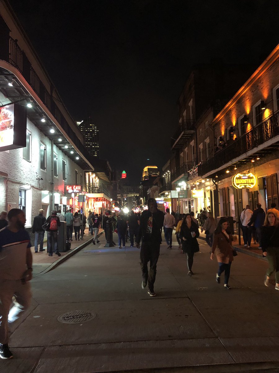 nikki_nadwodny's tweet photo. Orlando ➡️ NewOrleans ✅ Pit Stop #1 Done @UCF @UCFKnights @UCF_Football @Fiesta_Bowl #BourbonStreet #GreetingsFromNOLA #EndlessBars #AwesomePlace #LiveMusic #FoodieFriday #UCFiesta #UCF #UCFootball #FiestaBowl #ArizonaBound #EpicRoadTrip #Aventure #Travel #LookIngDirtyandAimless https://t.co/1sM3Q7uutU