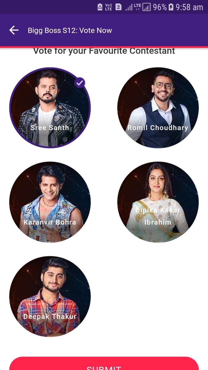 himanibora1's tweet image. My last vote before voting lines close for our Hero❤

#SreesanthForTheWin