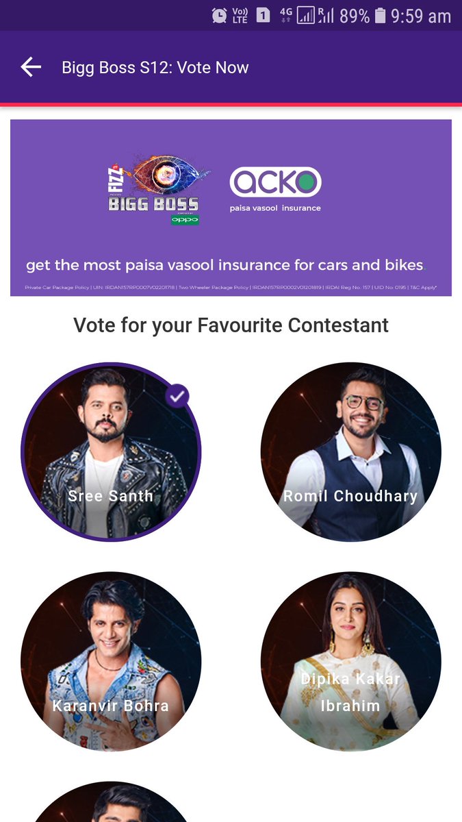 HEMANTKUMARMIS's tweet image. 9:59 AM .....

Last vote done by me..

Isi ke sath Mr. @sreesanth36 ko bhari maton se 

Vijayi ghoshit kiya jata h..We all #SreeFam love you so much @sreesanth36.....

Haters rok sko to rok lo..

Haters me lag gyi aag ki dil mera..

#SreesanthForTheWin #BB12 #BiggBoss12 #SreeFam