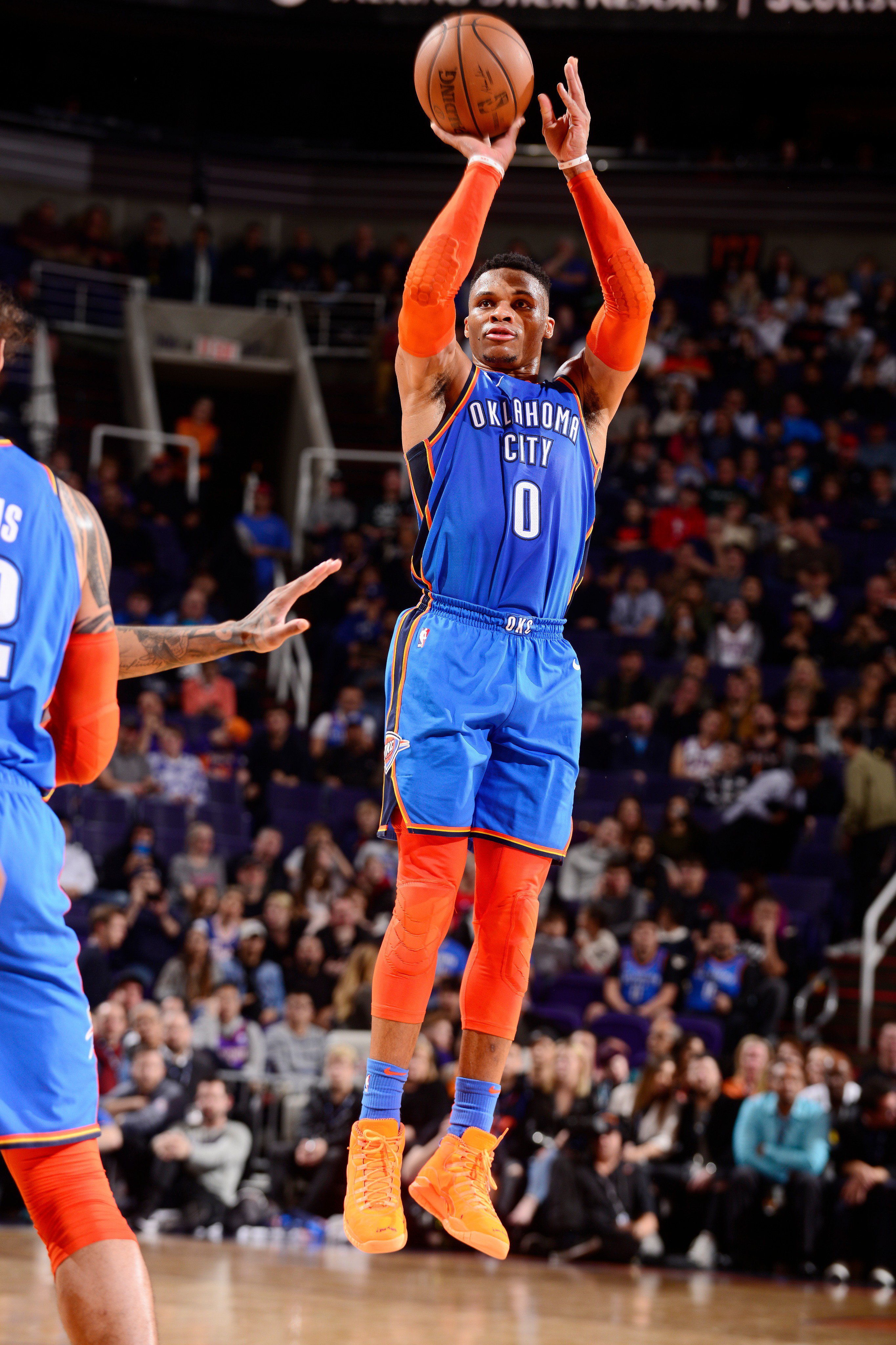 B R Kicks on X russwest44 brought out his MVP Air Jordan 10 PE against the Suns https t PLNdErILcq X