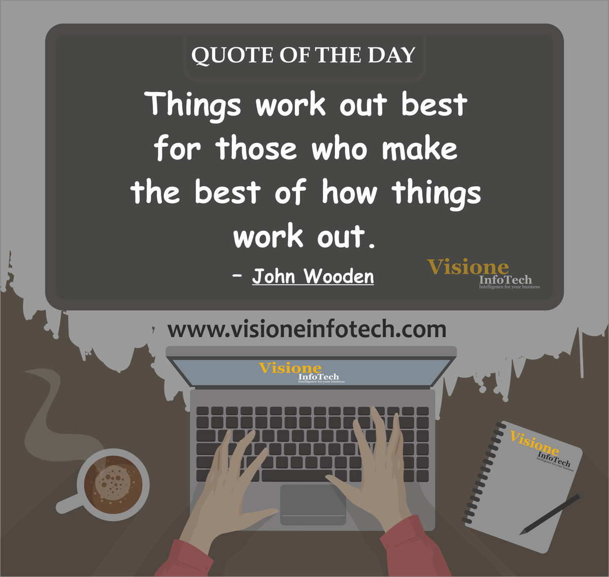 VisioneInfotech's tweet photo. "Things work out best for those who make the best of how things work out." --John Wooden
#goodmorning #goodvibe #design #developers #diamondsoftware #surat #company #softwaredevelopment #visioneinfotech #vlib #motivational #graphics #itdevelopment
https://t.co/JXgVPvhHip https://t.co/BfwJnbNPxy