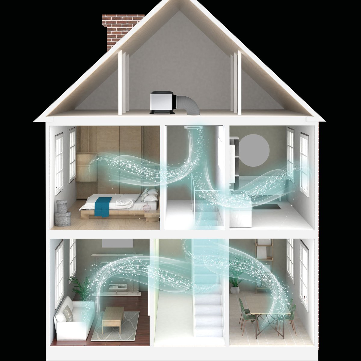 envirovent's tweet photo. Bringing fresh, filtered, clean air into your home with  ATMOS®

-  Eliminate condensation &amp; mould problems
-  Reduce pollutants &amp; allergens
-  Remove musty odours

For more information on our positive input ventilation unit ATMOS®, comment below. https://t.co/NfuYFIZNbL