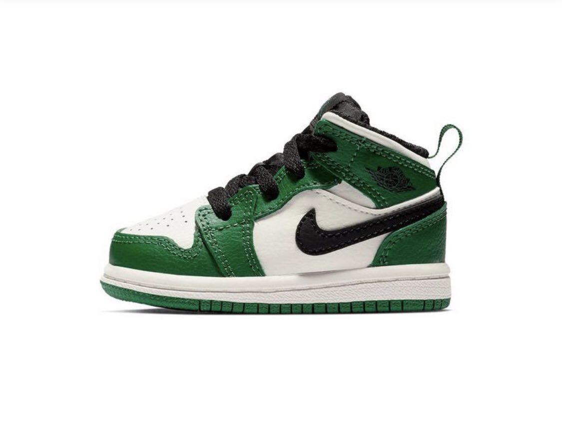 green and black jordan 1 preschool