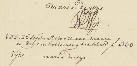 WdWijs's tweet photo. Vandaag in 1810; mijn dochter Maria de Wijs sterft, 85 (!) jaar oud. Dat is 58 jaar nadat we samen tekenden voor de nalatenschap van haar eerste man Joris. De #VOC eiste meer levens in de familie, vertelt @jelmerkrom op 17-1 in #Rotterdam. #geschiedenis
https://t.co/RkSL8fCaIZ https://t.co/arNSaXOMfF