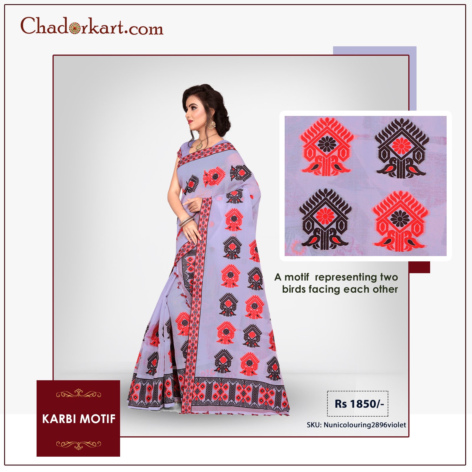 Karbi mekhela sador hot sale