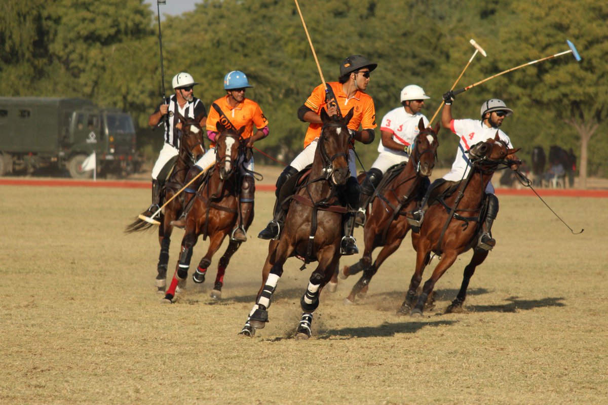 lapoloindia's tweet photo. Match Results on Day 3 of 10-goal Maharaja of Jodhpur Golden Jubilee Cup- Polo Heritage beat Sahara Warriors in a closely-contested match by 9 - 7 and Central Academy emerged as the winners in their match against Jodhpur by 8 - 5.
#LAPOLO #PoloSpirit https://t.co/cumutKJdCS