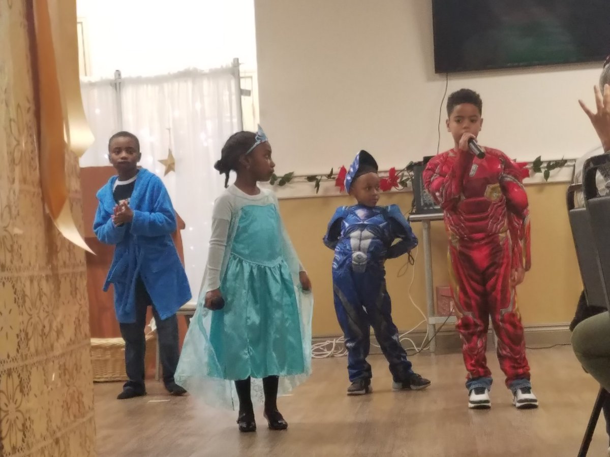 Early Childhood students serve parents refreshments while the little superheroes of Second Baptist Christian Academy let's the audience know that WE ARE FAMILY with their angelic voices!!!