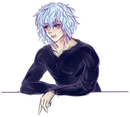 reveraze's tweet photo. Here's a somewhat old doodle of ya boi fuckhands. <3 #bnha #mha #shigarakitomura #fuckhands https://t.co/EWE9XjNsSX