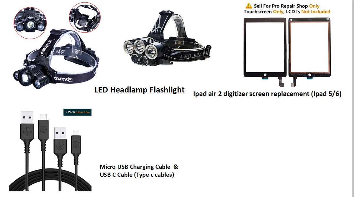 DrRock32560777's tweet image. #USB #USBchargingcables #microusbcables #typeCcables
amazon.com/gp/mpc/A2JOJR4…
Micro USB Cables  &amp;amp; Type C USB Cables 
3ft+6ft 
Multi-use codes: 50R33MRS
More other items are awaited for your coming.