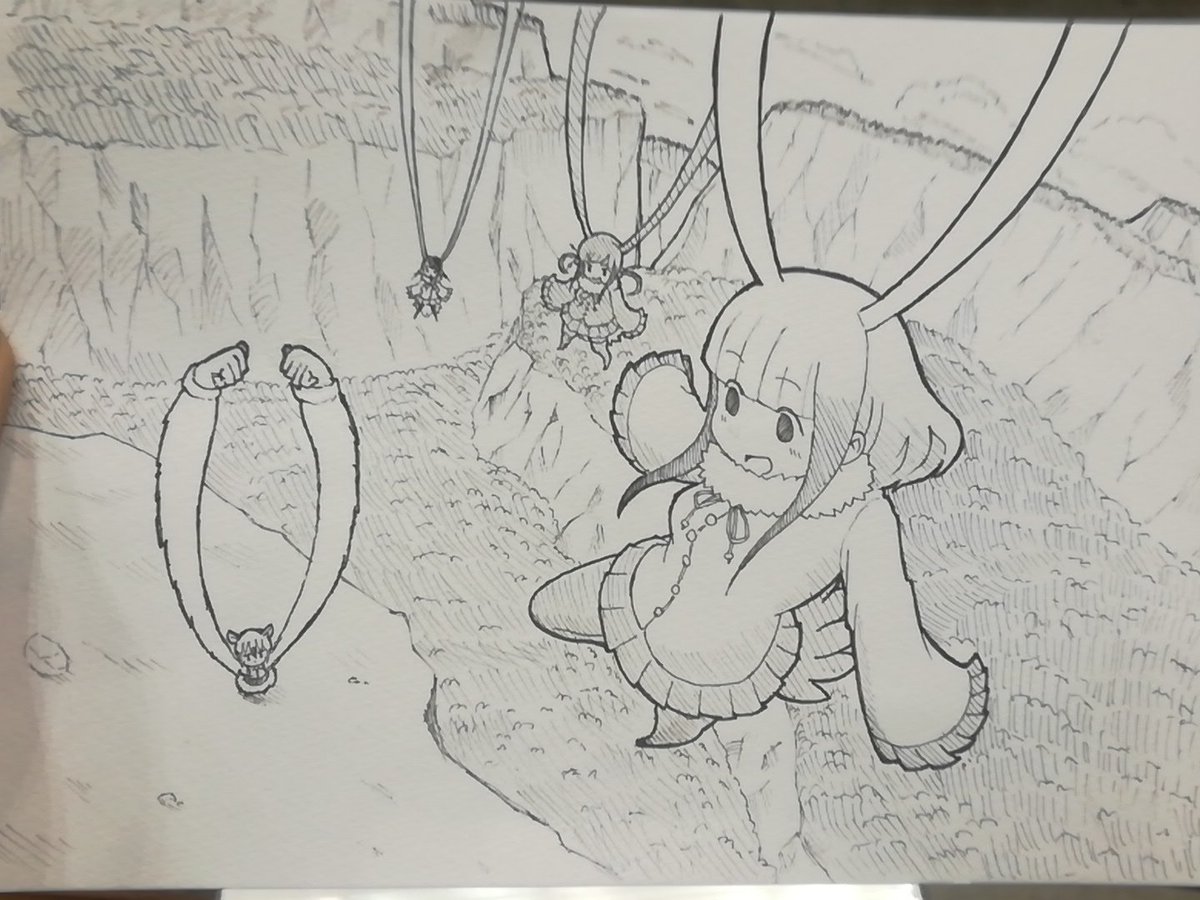 おこめこがしさん(@okayu_mo_suki )より原画を頂きました!
嬉しい! 