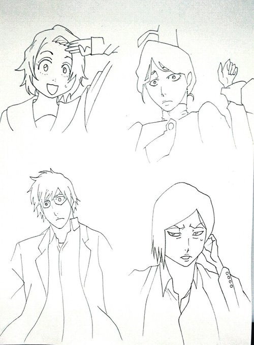 BLEACHの模写です～ 