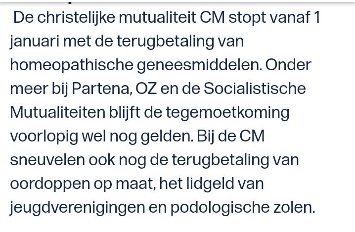 Van harte bedankt <a href="/CMziekenfonds/">Huh?</a>, na het eenzijdig optrekken van de premie voor jullie Mediko plan, nu ook geen gedeeltelijke terugbetaling meer voor lidgeld jeugdvereningingen.