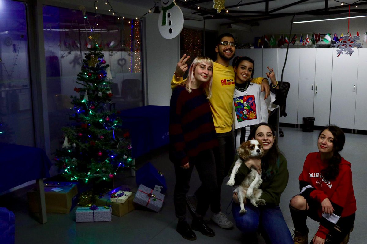 biscbau's tweet photo. Last night's Christmas party was filled with laughter, good food 🍕🎂, dancing🕺💃 and Karaoke 🎤. We hope you had as much fun as we did! Wishing you all a belated Merry Christmas! 🎉🎄🔥much thanks to @Bahcesehiriso ❤👏👏 #christmas https://t.co/n38AdUERGk