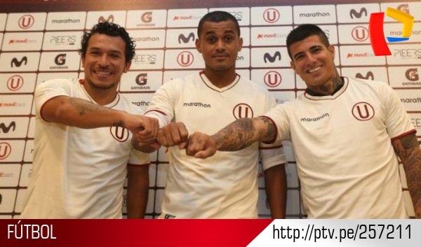 PTV_Noticias's tweet photo. [VIDEO] #Universitario presentó en sociedad a sus #tresrefuerzos ► https://t.co/2rSsrH0CrW https://t.co/hVWHklS3sV