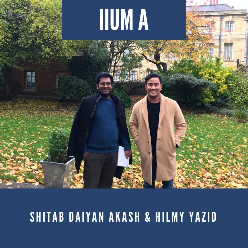 iiumdebates's tweet photo. Good evening! Our friends at Cape Town WUDC are starting Round 1 soon!
In IIUM A, we have inter alia Cambridge IV 2018 ESL Grand Finalists — Shitab Daiyan Akash & Hilmy Em Yazid. #Shitem https://t.co/Tow2xvauqZ