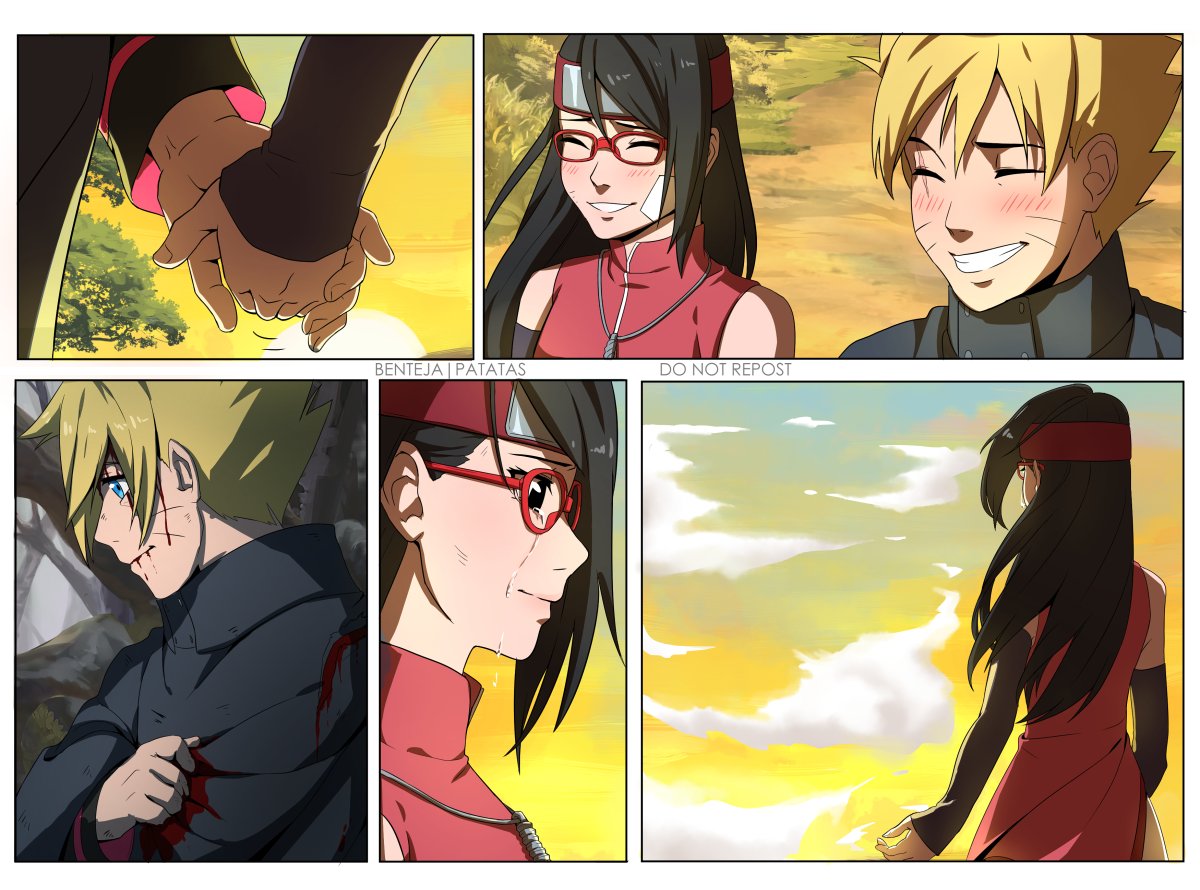 Helen SSS on Twitter: "😍 😭 #Boruto 💛 #Sarada ❤" / Twitter.