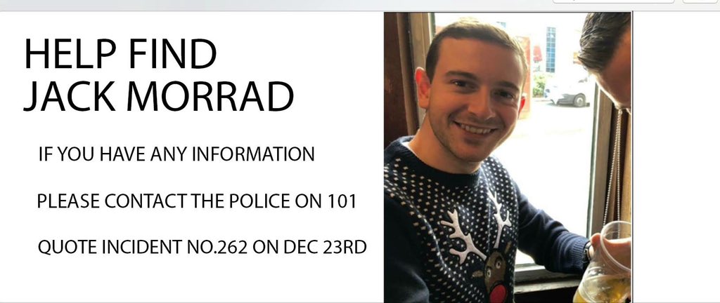 Jack Morrad is still missing can everyone rt please ...