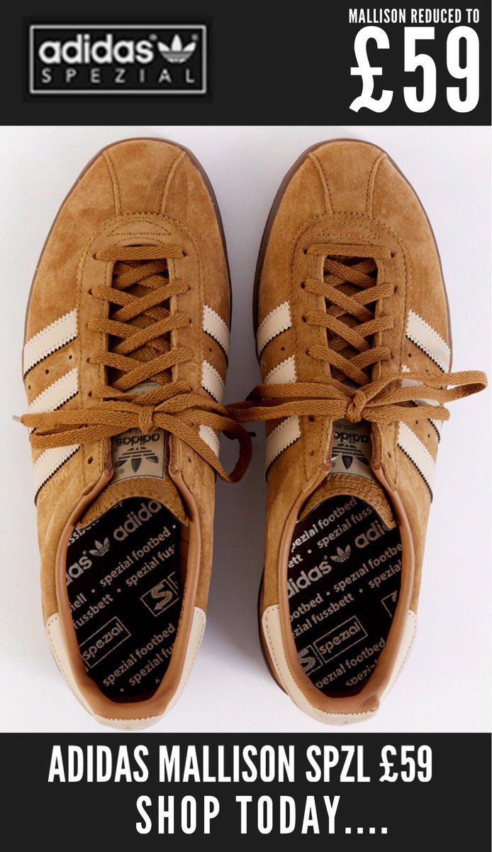 casualsdirect's tweet photo. :Sponsored: Adidas Mallison SPZL Reduced to Β£59 over @ https://t.co/23oydpgtap good supply of sizes available for purchase
Shop the full sale here ππ»ππ»ππ»
https://t.co/qHwZA8NRjX
#adidas #adidasspezial #adidasmallison #sneakers #sale https://t.co/PmmGk4Bx8S