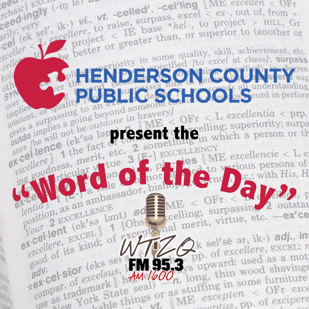 “Word of the Day” graphic