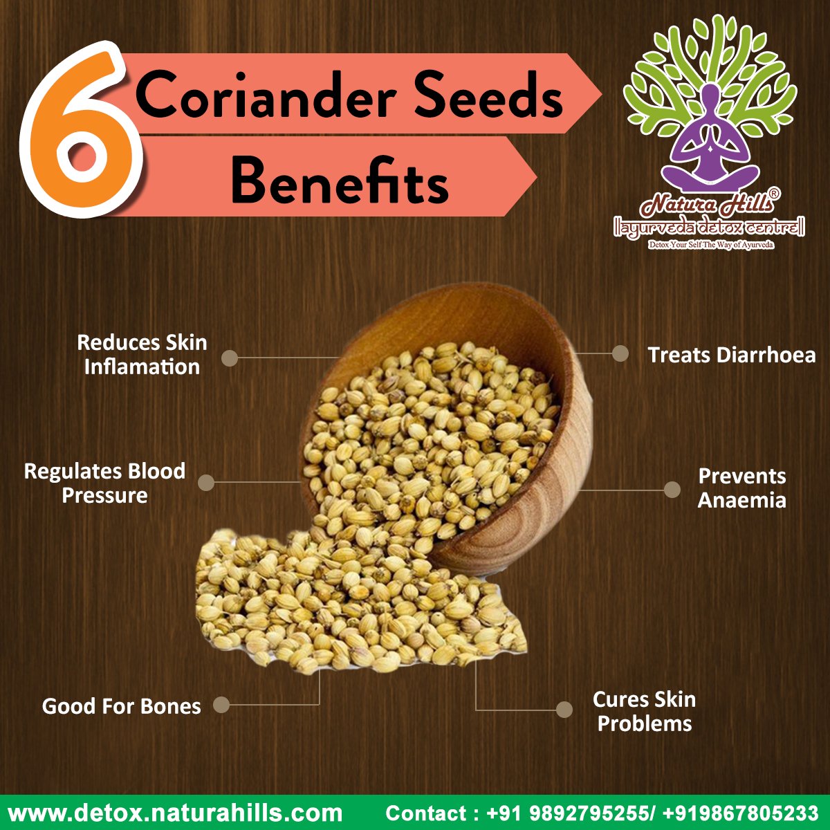 Natura Hills Ayurveda On Twitter 6 Benefits Of Coriander Seeds
