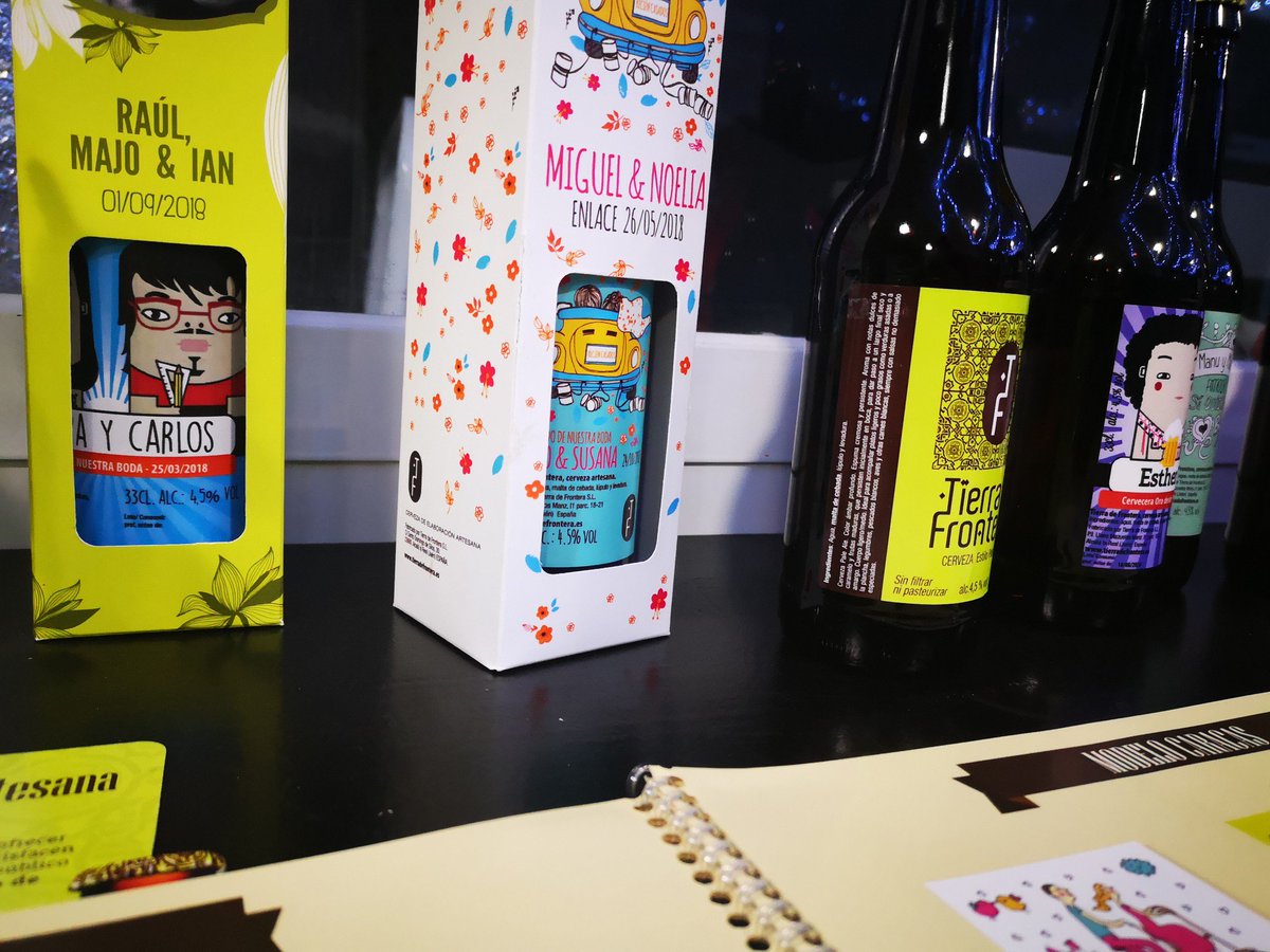 Packs de cerveza artesana con diseño exclusivo para eventos, empresas. #TierradeFrontera Hacemos realidad tus ideas. 

953 04 00 00 - Mov. 650 683 560 - info@tierradefrontera.es