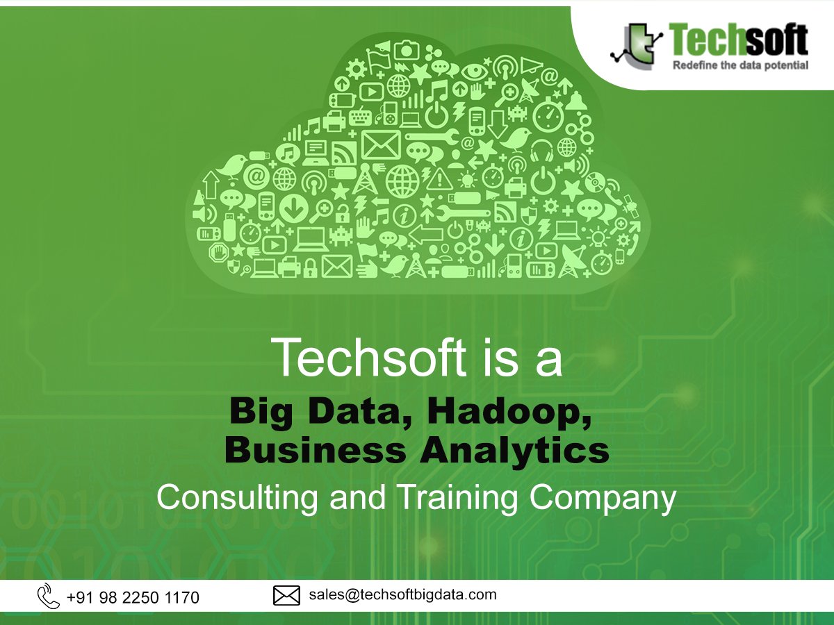 TechsoftL's tweet image. Techsoft Dataservices LLP...
Redefine The Data Potential techsoftdataservices.com | 98 2250 1170 

#BigDataCompany #Techsoft #TrainningandConsultation #BigDataAnalytics #Hadoop