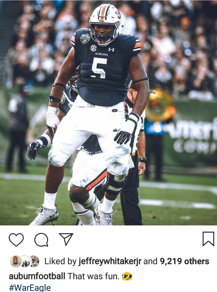 mandybain29's tweet photo. Yup #WarEagle #MusicCityBowl https://t.co/ulIl6CXQ6C