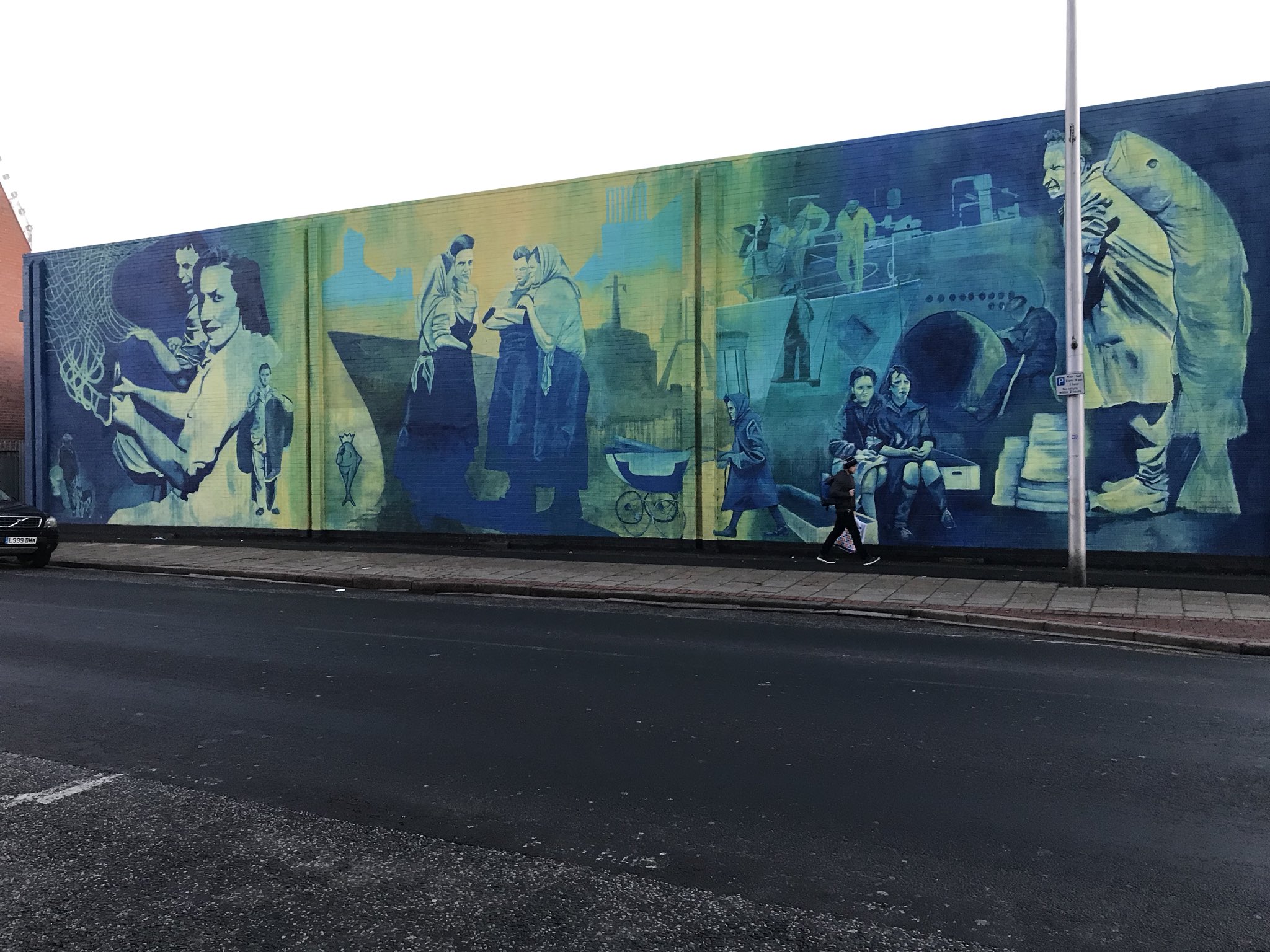 Paul Cockerton on Twitter "Hessle Road murals of Hull’s fishing history…
