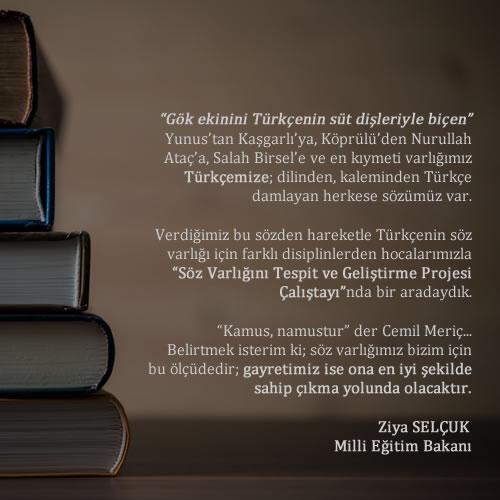 Öz varlığımız... Söz varlığımız