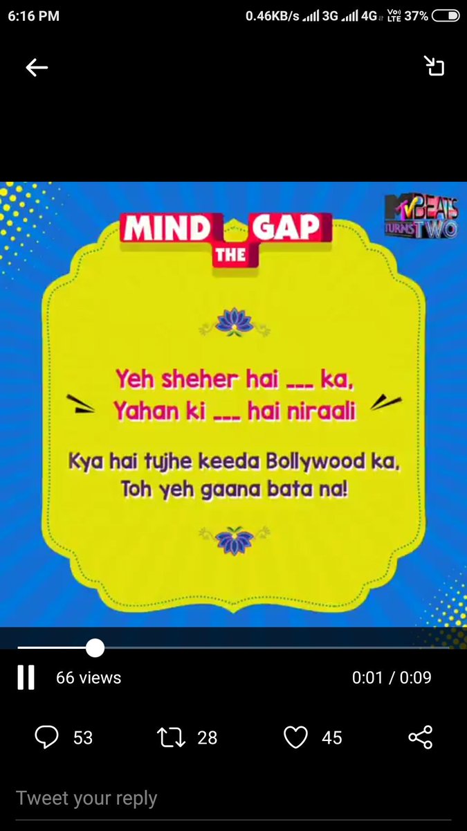 naturesyco's tweet image. #MindTheGap #MTVBeats #2MuchFun 
@MTVBeats

YEH SHEHAR HAI AMAN KA, YAHAN KI  FIZA HAI NIRAALI

join
@RuchikaJain89
@montu13713 
@sapnachawla84_
@aditisharmanit1
@BhavnaSinghal10