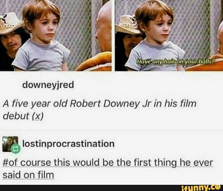 Adamr2796's tweet photo. @RobertDowneyJr  😂 https://t.co/MFlrdJb66F