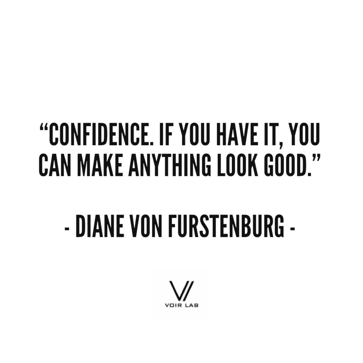 VoirLab's tweet photo. Confidence is key!  #QOTD #fashion #style #trend https://t.co/kCoV0LD0TB