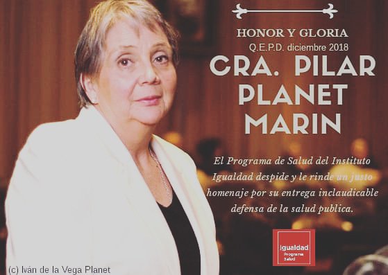 nataflawer's tweet photo. Ayer despedimos a la cra #PilarPlanet, tremenda luchadora por los derechos humanos, la defensa de la salud pública. Honor y gloria, nuestro homenaje desde el #ProgramaSalud del @iigualdad hacia su trayectoria y convicción. Acá seguiremos Pily. https://t.co/oeQXQNTZWJ