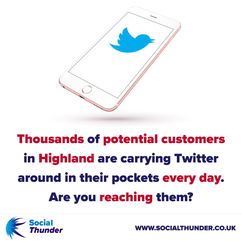 If you're not engaging with local people on Twitter, you're missing out on a potential source of loyal customers. If you're struggling to find the time to keep up a regular schedule of tweets, we might be able to help: socialthunder.co.uk